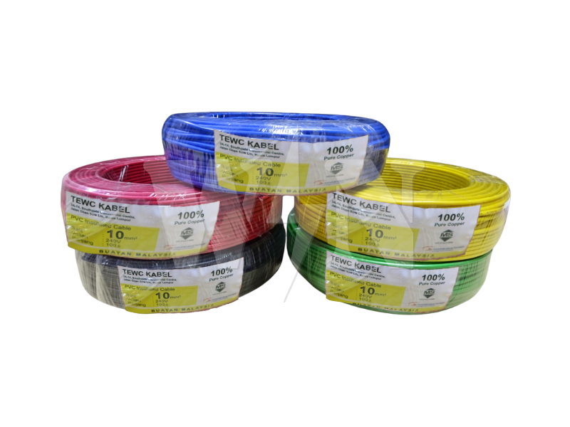 TEWC 10.0MM CABLE S/L (RED) #ROLL
