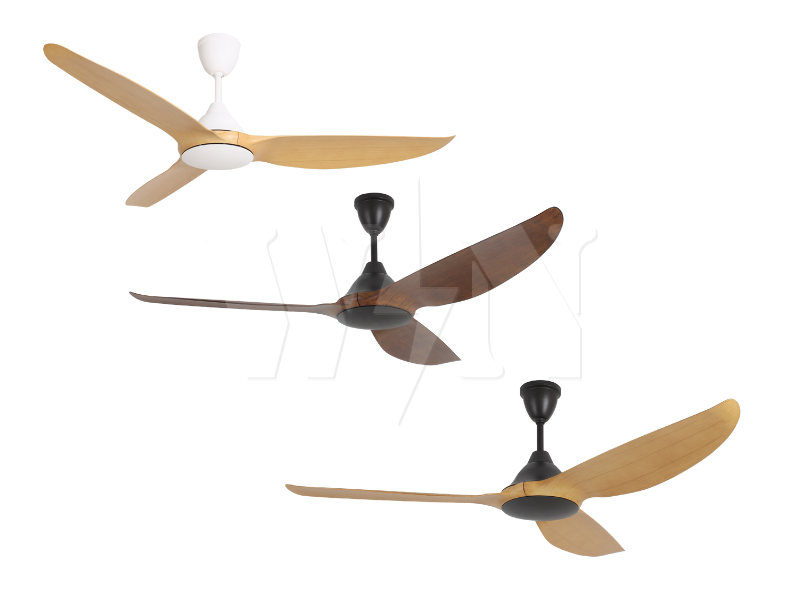 NSB CEILING FAN 60" 3 BLADE REMOTE DC B FAN+