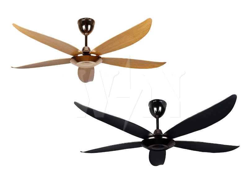 NSB CEILING FAN 56" 5 BLADE REMOTE DC LOTUS