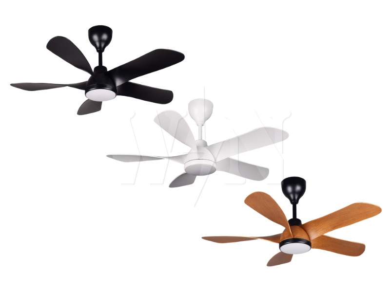 NSB CEILING FAN 38" 5 BLADE REMOTE DC LED TWISTER 