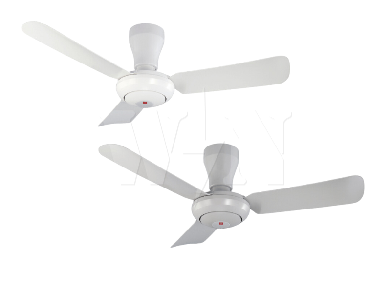 KDK CEILING FAN 44'' 3 BLADE REMOTE C/W HOOK BABY K11ZF