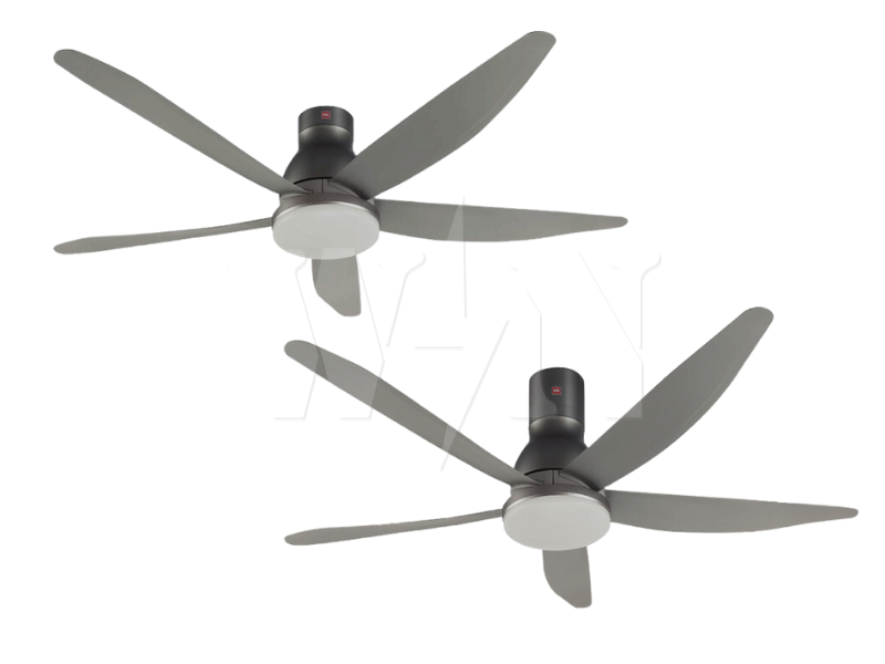 KDK CEILING FAN 60" 5 BLADE REMOTE DC LED NIKKO K15UW 
