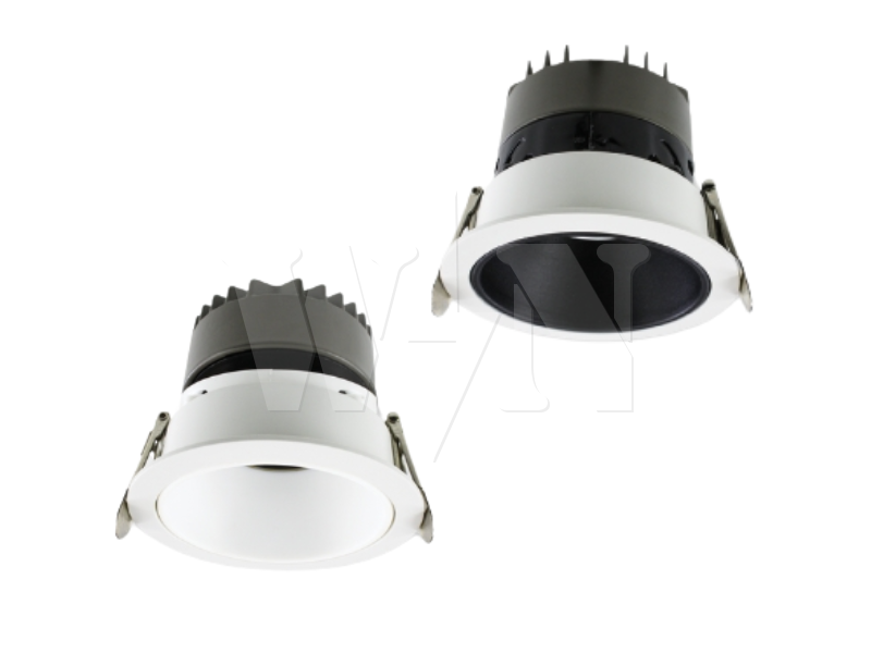 LEDEON LED EYE BALL ROUND 3" 9W BLACK / WHITE 3000K / 4000K E807