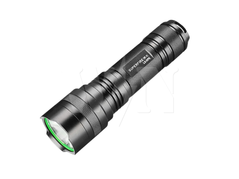 SUPERFIRE LED TORCH LIGHT RECHAGEREABLE IP46 L6XPE
